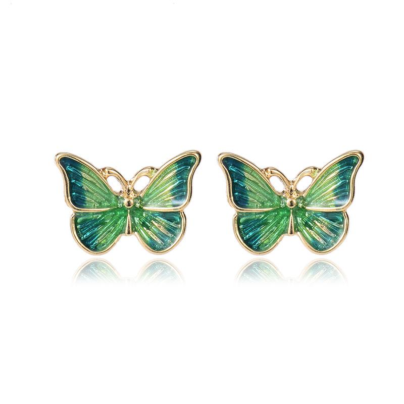just-lil-things-green-earrings-pin-earrings-jlt10275 - justlilthings