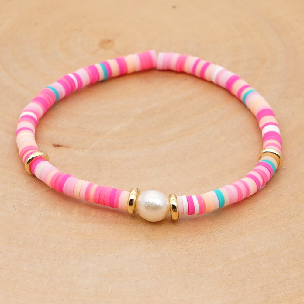 Just Lil Things  Artificial Pink Bracelets jltb0218