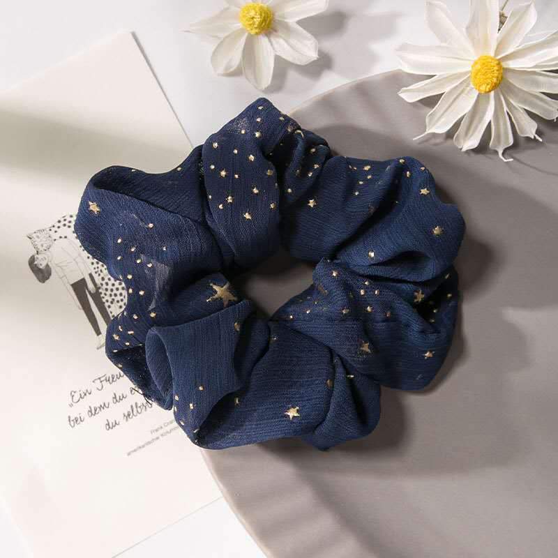 elegant-star-printed-chiffon-scrunchies-jlts0218