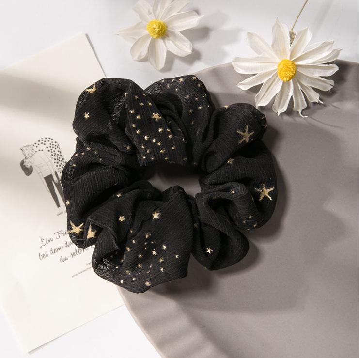 elegant-star-printed-chiffon-scrunchies-jlts0221