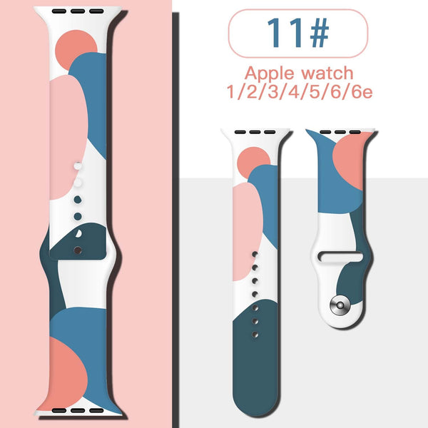 apple-watch-apple-strap-butterfly-buckle-silicone-printing-strap-morandi-strap-iwatch7
